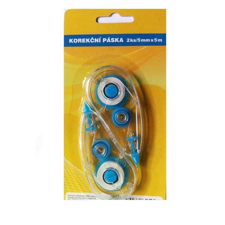 Korekční páska 2ks,  5mm x 5m