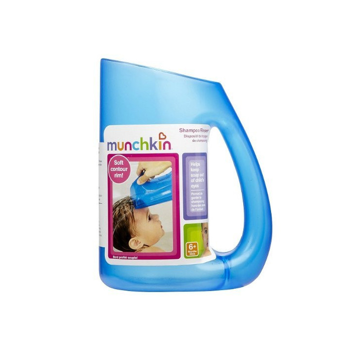 Munchkin oplachovač šamponu modrý