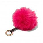 KLÍČENKA fuchsia bambulka