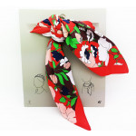 Šátek styl bandana květy