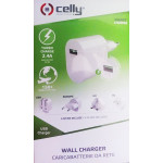CELLY Cestovní USB nabíječka univerzální