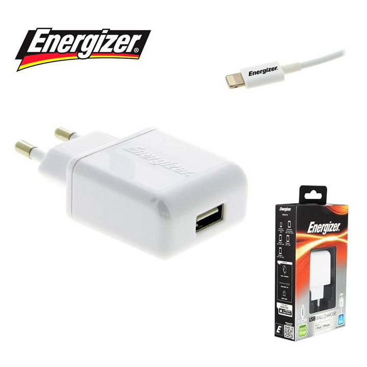 USB cestovní nabíječka do zásuvky Energizer