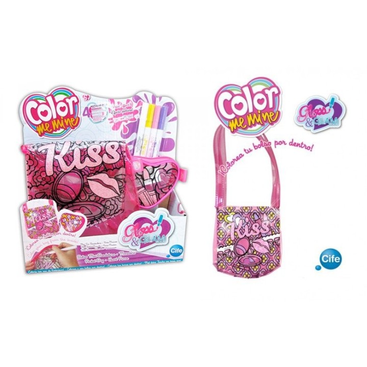 Color Me Mine kabelka a peněženka průhledná