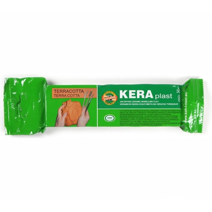 KOH-I-NOOR Keramická modelovací hmota Keraplast terakota 300g