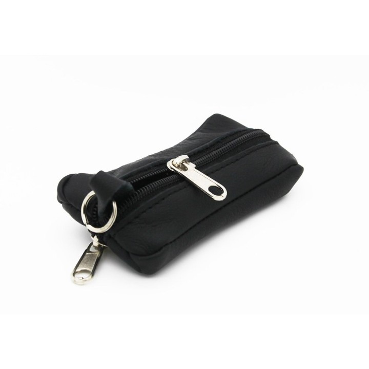 Kožená klíčenka s kroužkem + peněženka