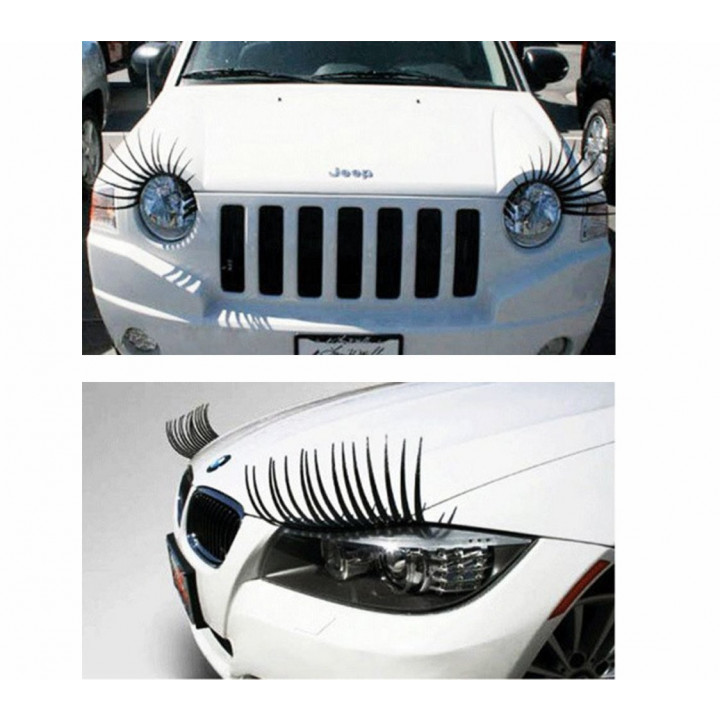 Nalepovací univerzální řasy na auto 3D