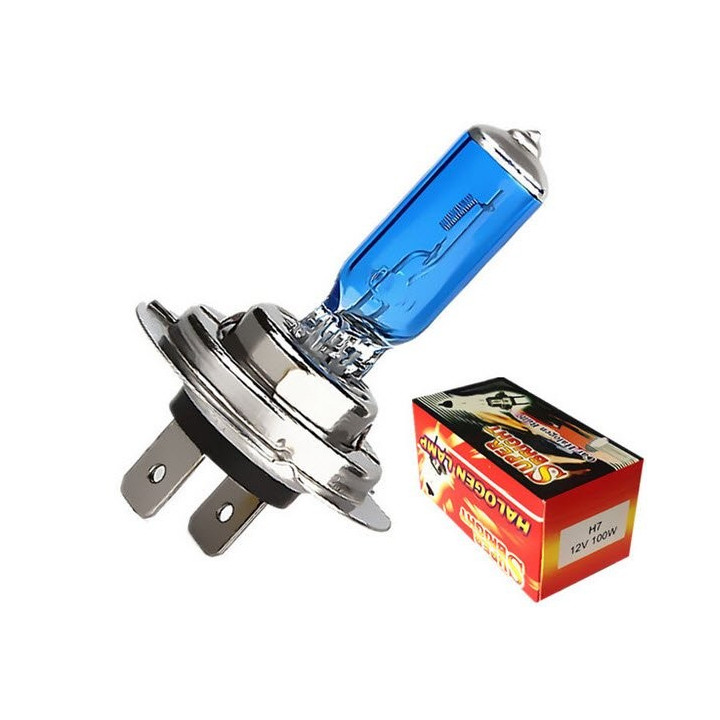 Halogenová Blue white žárovka 12V H7 100W 2ks