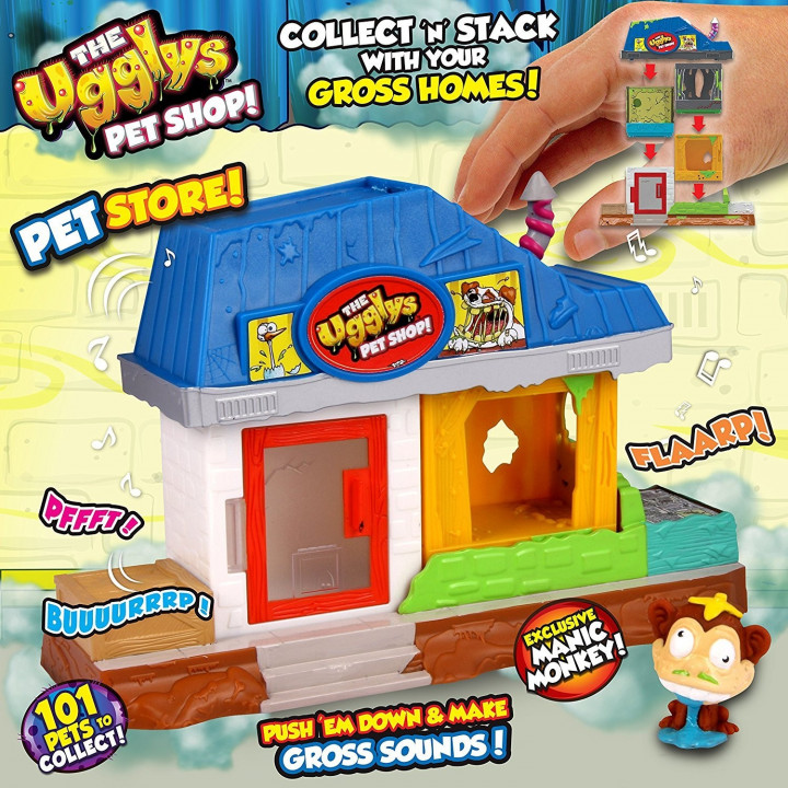The Ugglys pet shop - Pet Store - 2 malé domky + exkluzivní postavička