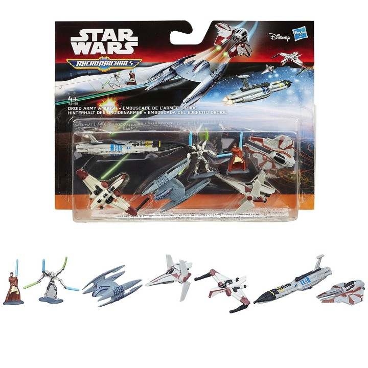 Hasbro Star Wars Micromachines Droid Army scéna