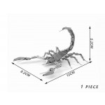 Kovová stavebnice DIY, mini  3D puzzle Škorpion